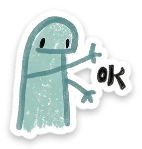 綠綠小恐龍貼圖:OK